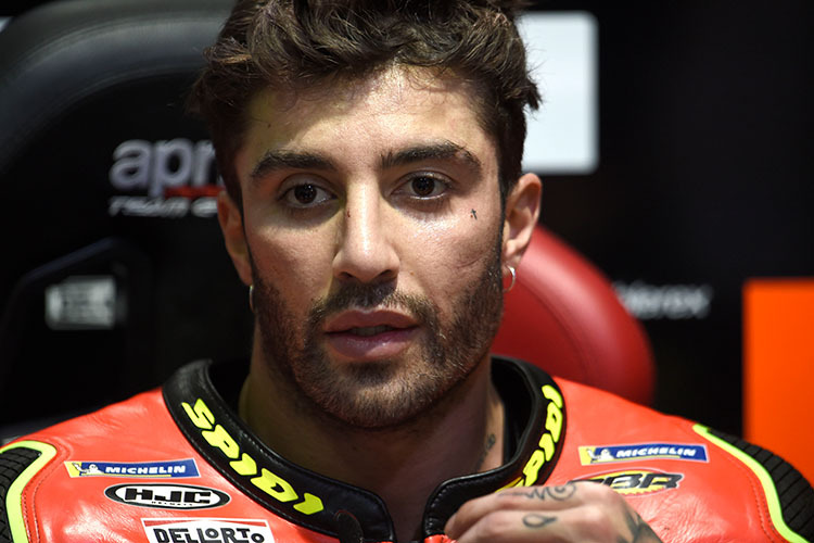 Veränderte Gesichtszüge: Andrea Iannone