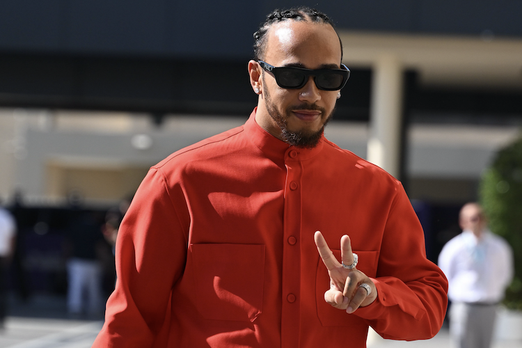 So kam Lewis Hamilton vor dem Abu Dhabi-GP ins Fahrerlager