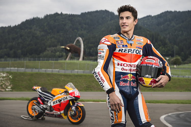 Marc Márquez bei seinem Besuch auf dem Red Bull Ring in Spielberg