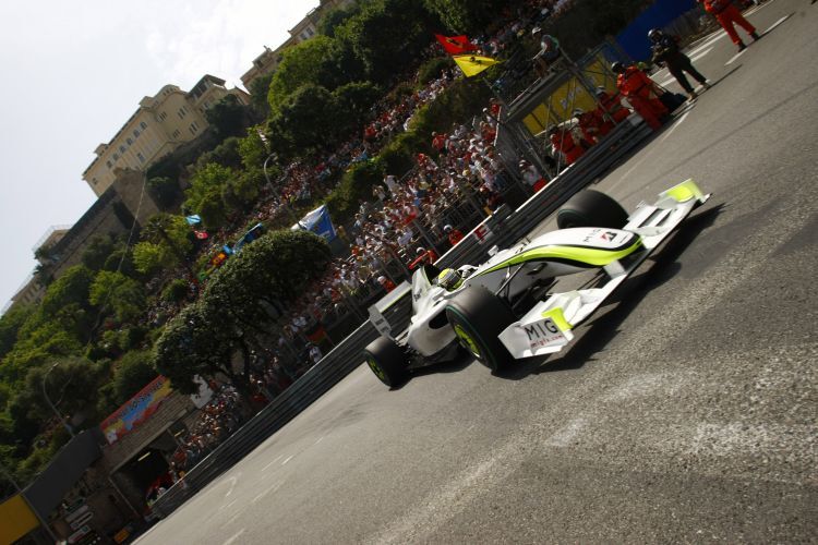 Jenson Button, der Monaco-Polesetter.