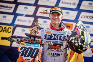 Noah Ludwig holte in Mölln seinen ersten Gesamtsieg bei den ADAC MX Masters)