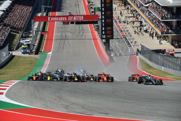 Die Formel-1-Stars könnten in diesem Jahr gleich zwei Mal auf dem Circuit of the Americas ausrücken