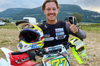 Aktuell sitzt Dominique Aegerter nur beim Motocross-Training auf einer Honda