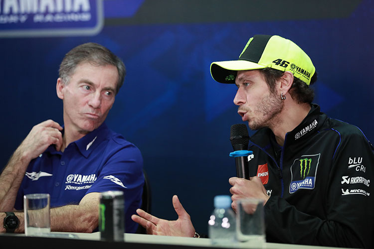 Lin Jarvis mit Valentino Rossi