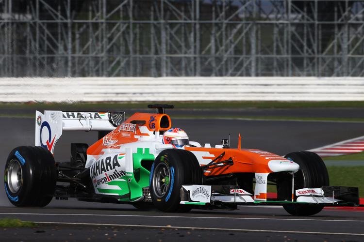 Paul Di Resta: Erste Probefahrt in Silverstone