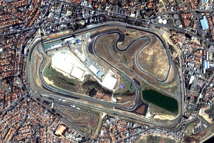 Die Interlagos-Rennstrecke liegt inmitten von Armenvierteln