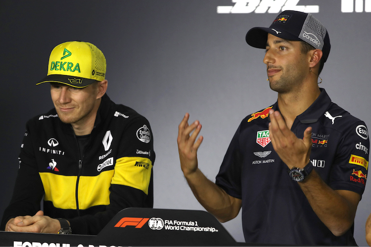 Nico Hülkenberg und Daniel Ricciardo werden 2019 als Renault-Teamkollegen auf Punktejagd gehen