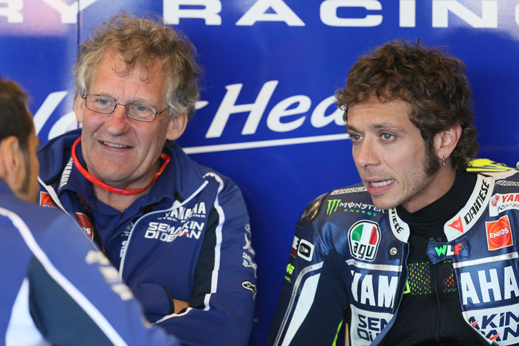 14 Jahre Seite an Seite: Valentino Rossi (re.) und Jeremy Burgess