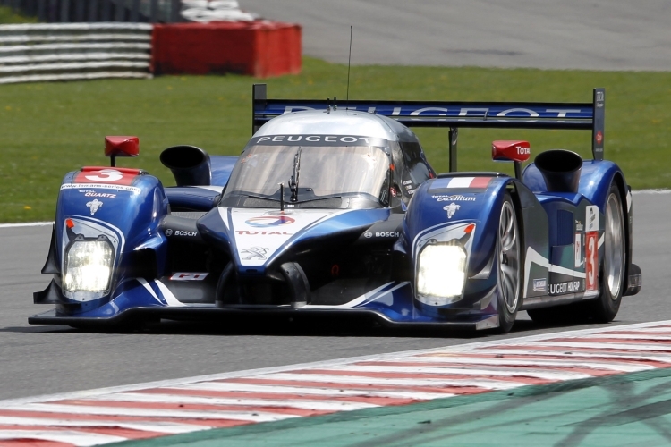 Peugeot sicherte sich dank Sebastien Bourdai die Pole in Spa