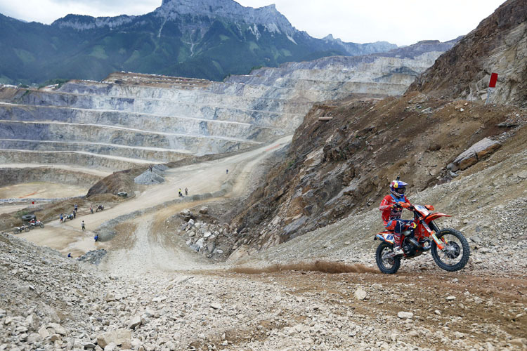 KTM-Pilot Cody Webb nimmt den Erzberg in Angriff