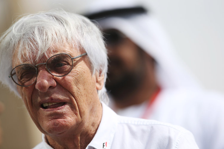 Bernie Ecclestone sprang immer wieder als Helfer in der Not ein