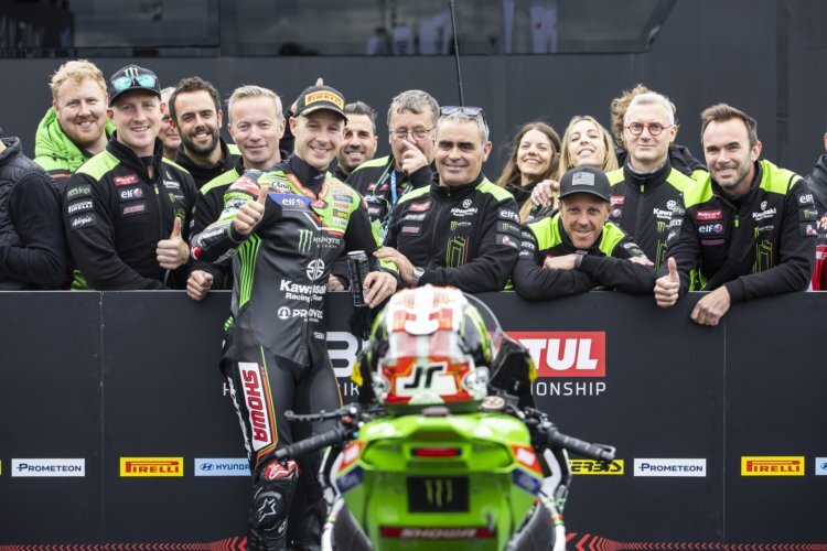 Niemand hat mehr Routine beim Gang auf das Podest als Kawasaki-Star Jonathan Rea