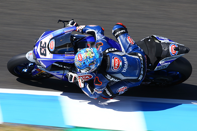 Marco Melandri fuhr in Jerez zweimal aufs Podest