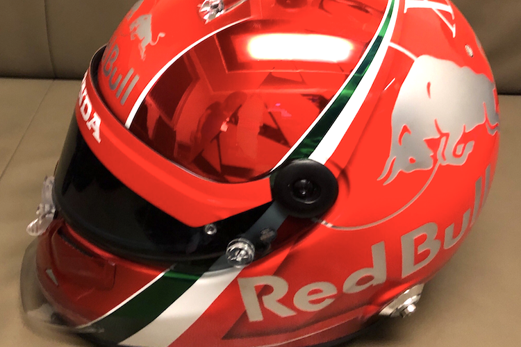 Der Helm in Monza