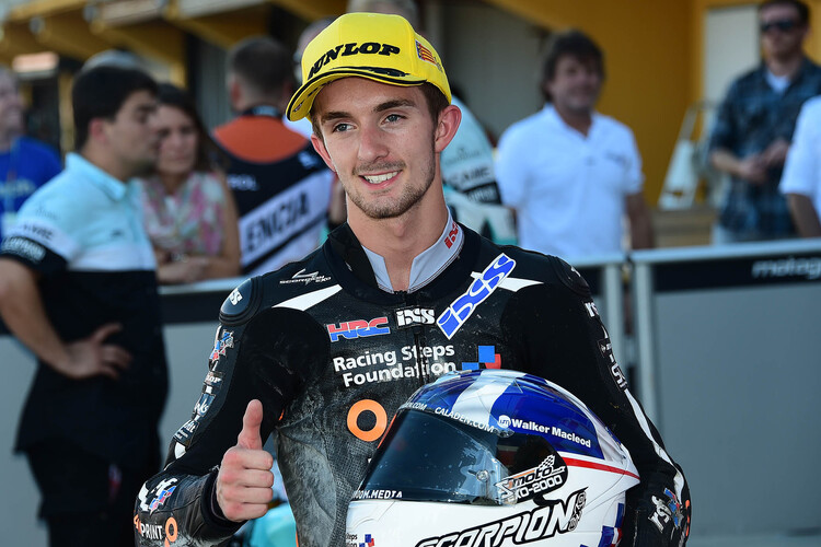 John McPhee nach der Pole-Position in Valencia