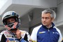 Andrea Dosoli (re.) und sein Star Marco Melandri