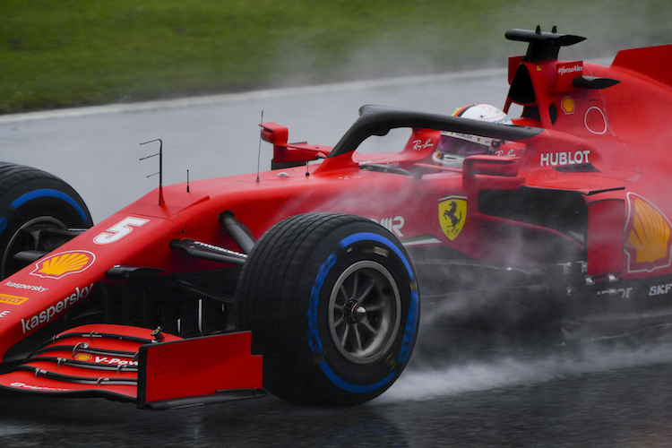Ferrari-Star Sebastian Vettel: «Wir haben uns im Nassen genauso schwer getan wie im Trockenen»