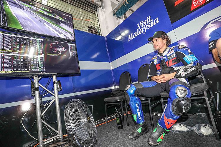 Keiner war im Training schneller als MotoGP-Ass Franco Morbidelli (Yamaha Sepang)