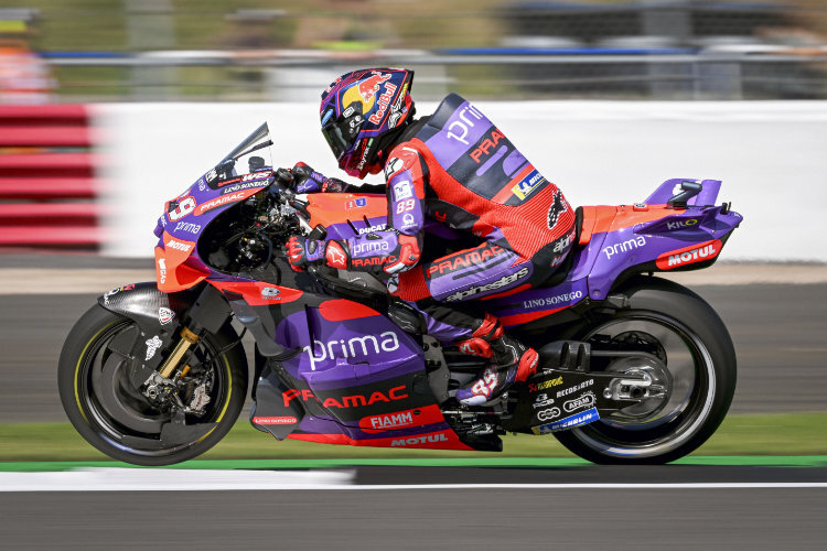 Jorge Martin war bislang in jedem Training in Silverstone der Schnellste