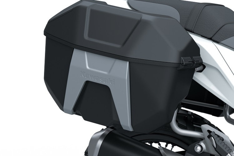 Fiel uns schon beim Tourer 1100SX auf: Kawasaki integriert Seitenkoffer gekonnt ins Gesamtdesign