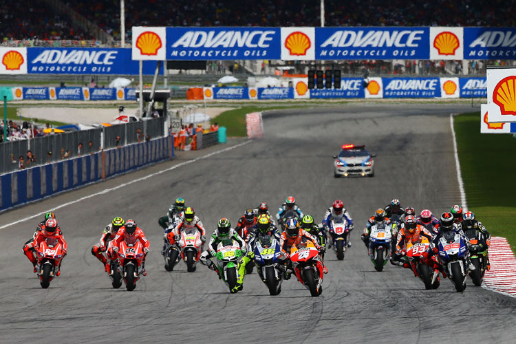 MotoGP-Start in Sepang: Drei Piloten haben zu früh gezuckt