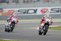 Die Ducati-Piloten Andrea Iannone und Andrea Dovizioso in Assen