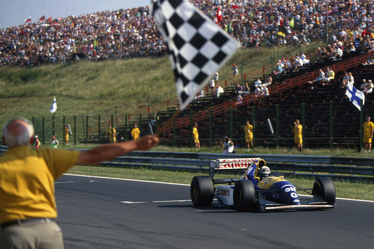 Damon Hill in Ungarn 1993