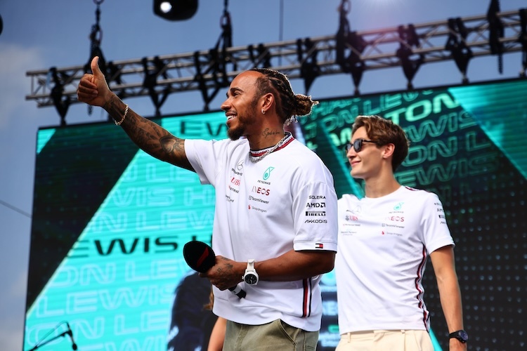 Lewis Carl Davidson Hamilton und George William Russell