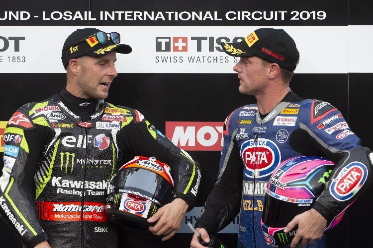 Jonathan Rea und Alex Lowes kennen sich seit mehreren Jahren 