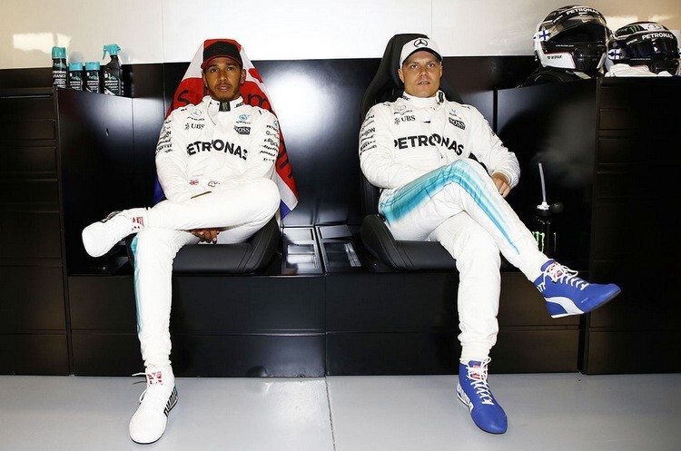 Lewis Hamilton und Valtteri Bottas