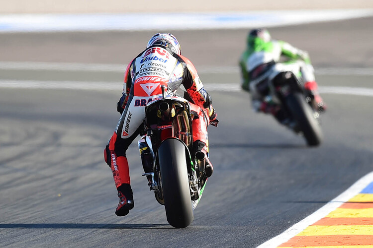 Stefan Bradl auf der LCR-Honda in Valencia