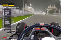 Philipp Eng im virtuellen RBR-Renner in Bahrain