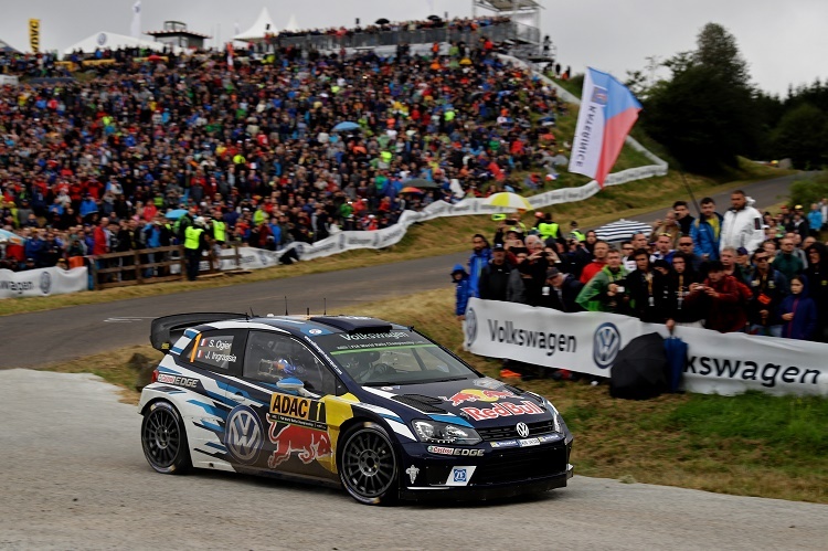 Sébastien Ogier gewann beide Durchgänge auf der «Panzerplatte»