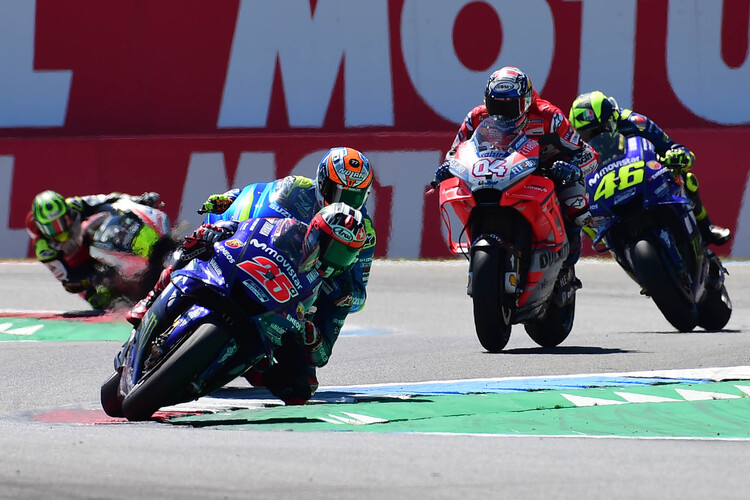 Maverick Viñales stand in Assen als Dritter auf dem Podest