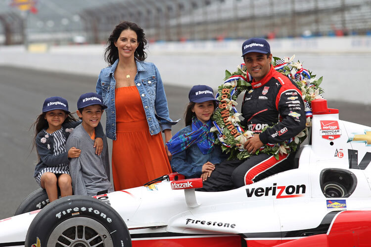 Indy-500-Sieger Juan-Pablo Montoya lebt mit Ehefrau Connie und den Kindern Sebastian, Manuela und Paulina in den USA