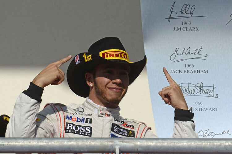 Lewis Hamilton gewann 2012 das erste Rennen in Austin