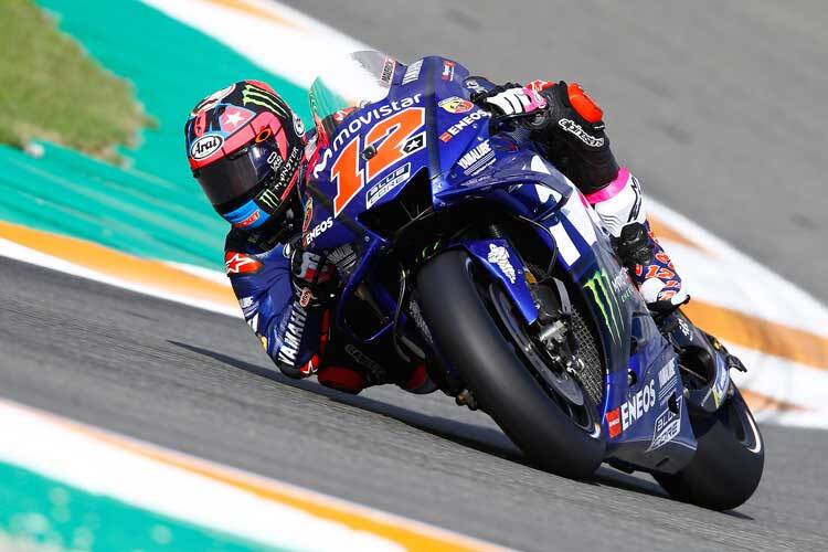 Maverick Viñales gab am ersten Testtag in Spanien den Ton an