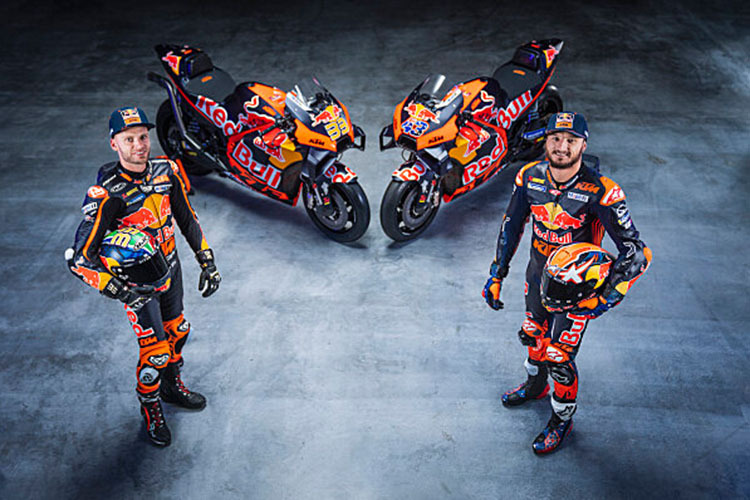 Das neue Red Bull KTM-Team: Brad Binder (li.) und Jack Miller