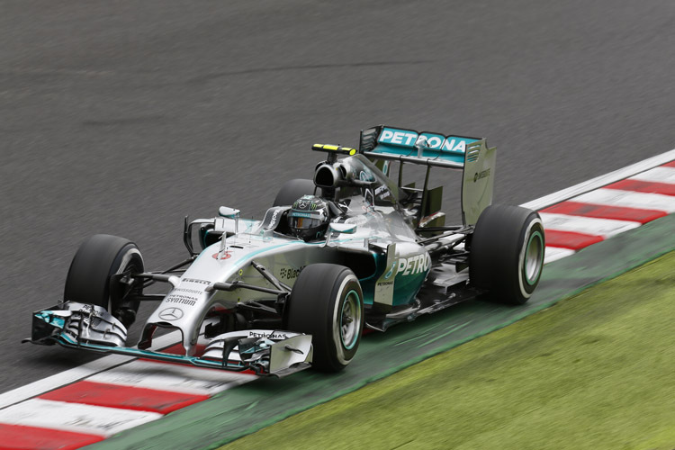 Nico Rosberg drehte im Qualifying zum Japan-GP die schnellste Runde