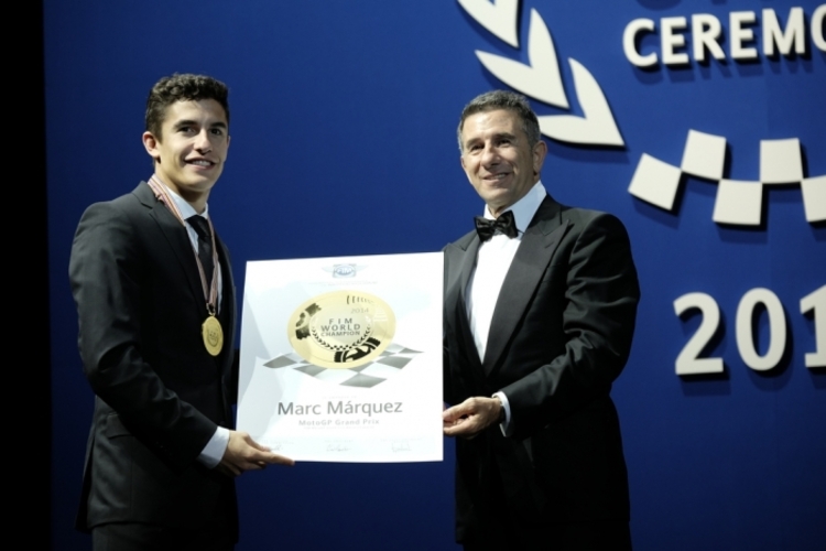 Marc Márquez und Jorge Martinez bei der FIM Gala in Jerez