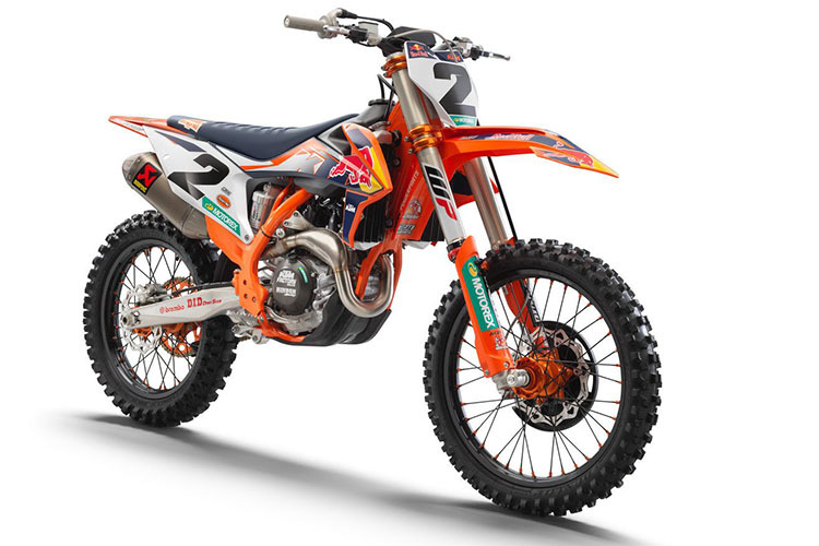 Die KTM 450 SX-F Factory Edition des Jahrgangs 2021