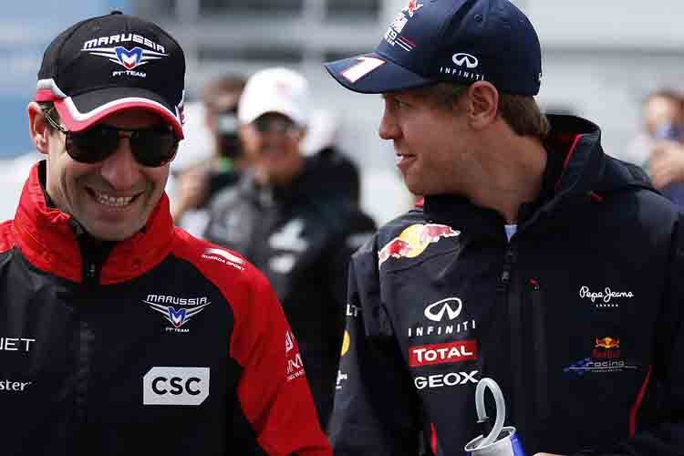 Sebastian Vettel und Timo Glock