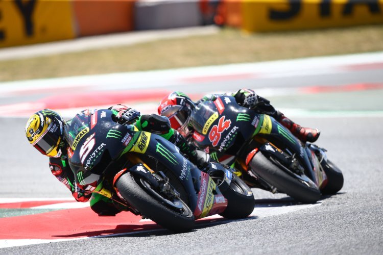 Johann Zarco vor Jonas Folger