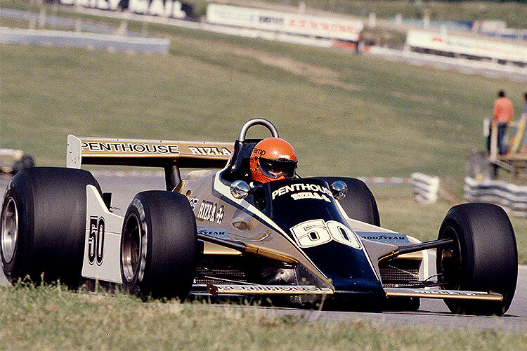 Rupert Keegan im Training zum britischen Grand Prix 1980 in Brands Hatch