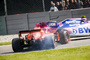 Sebastian Vettel nach seinem Dreher, eben ist Stroll vorbeigerauscht