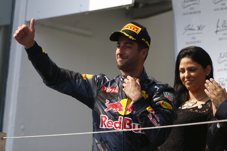 Daniel Ricciardo in Ungarn