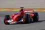 Valentino Rossi 2006 bei Tests im Ferrari