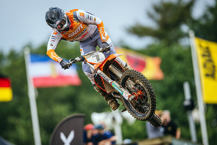 Maximilian Spies gewann das ADAC MX Masters in Tensfeld