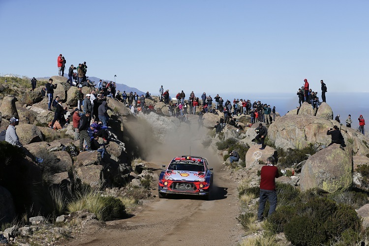 Thierry Neuville bei seinem Argentinien-Sieg 2019