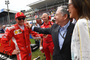 Jean Todt mit Gattin in Monza, links Kimi Räikkönen